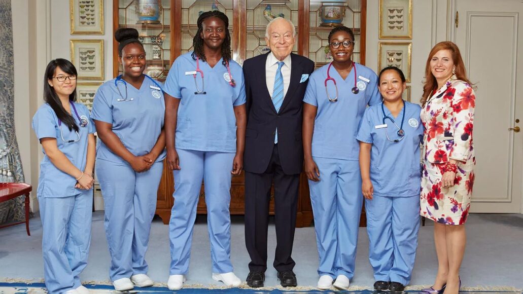 photo promoting the establishment of the Evelyn Lauder Community Care Nurse Practitioner Program